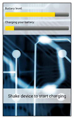 Shake To Charge Battery Shake To Charge Battery