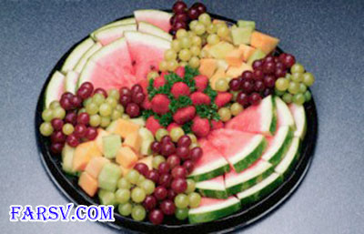 تزئین هندوانه شب یلدا