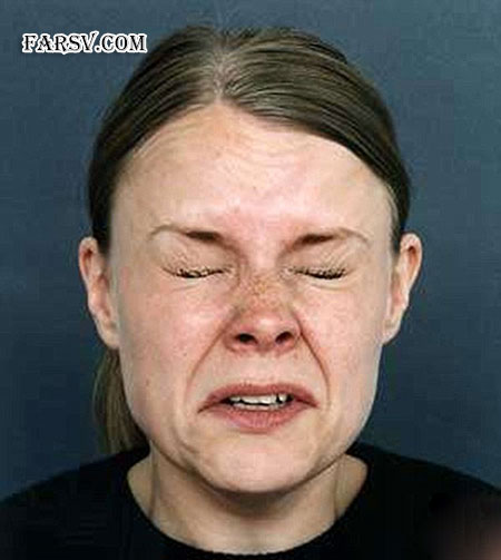 چهره های خنده دار و چندش آور هنگام عطسه + تصاویر چهره خنده دار افراد هنگام عطسه
