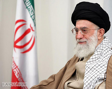 عکس جالب رهبر انقلاب آیت الله خامنه ای در کنار پدر گرامی اش عکس