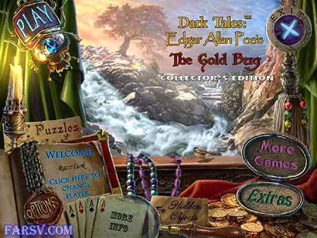 دانلود بازی فکری Dark Tales 4: Edgar Allan Poe's The Gold Bug دانلود بازی Dark Tales: Edgar Allan Poe's The Gold Bug Collector's Edition