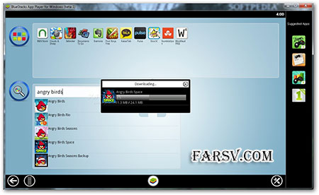 اجرای اپلیکیشن های اندروید در ویندوز با BlueStacks 0.7.8.829 Beta اجرای اپلیکیشن اندروید در کامپیوتر