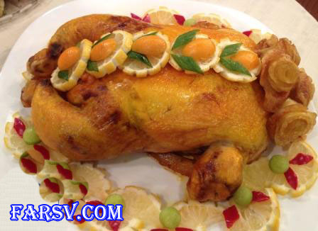 طرز تهیه مرغ بی استخوان - گالانتین مرغ