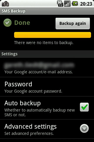 بازیابی SMS های پاک شده با نرم افزار SMS BACKUP (سیمبین) بازگرداندن SMS حذف شده با SMS Backup