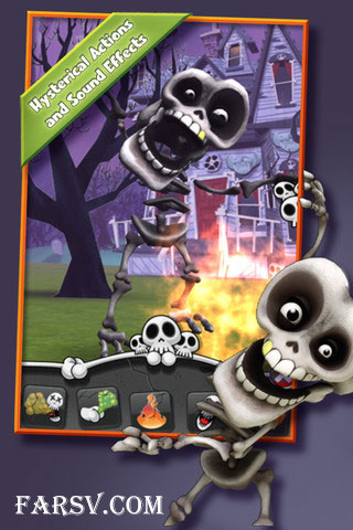 دانلود نرم افزار جالب و سرگرم کننده اسکلت سخن گو Talking Skeleton اسکلت سخن گو Talking Skeleton