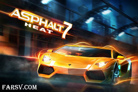 بازی اتومبیل رانی گرافیکی و جذاب Asphalt 7