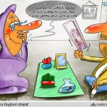 کاریکاتور جالب از خرید شب عید