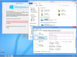 نسخه آزمایشی Microsoft Windows Blue Build 9364