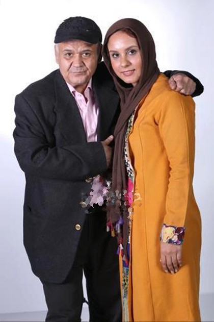اکبر عبدی و دخترش المیرا