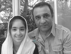 عکس های دیدنی از خانواده بازیگران معروف سینما و تلویزیون علیرضا اسیوند و دخترش
