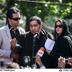 تصاویر دیدنی از حضور هنرمندان سینما در مراسم عزای عسل بدیعی