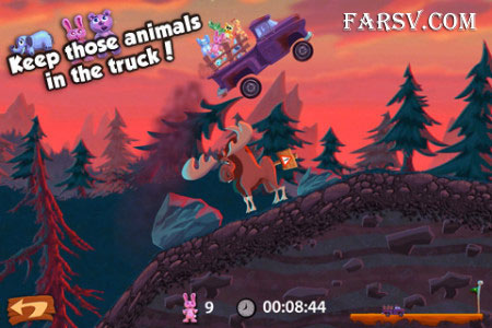 دانلود بازی هیجان انگیز کامیون حیوانات Snuggle Truck (آیفون) دانلود بازی کامیون حیوینات Snuggle Truck