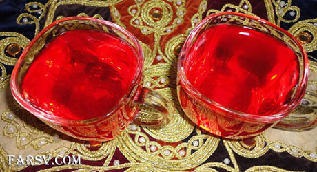 دم کرده میوه آلبالو