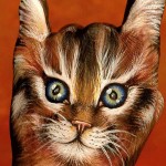 نقاشی روی دست ها