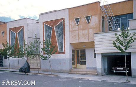 عکس های کمیاب و جالب از ایران قدیم خانه ای مدرن در تهران