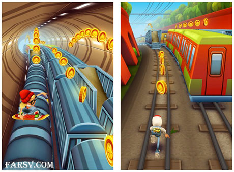 دانلود بازی آیفون نقاشی با اسپری Subway Surfers دانلود بازی نقاشی با اسپری روی دیوار Subway Surfers