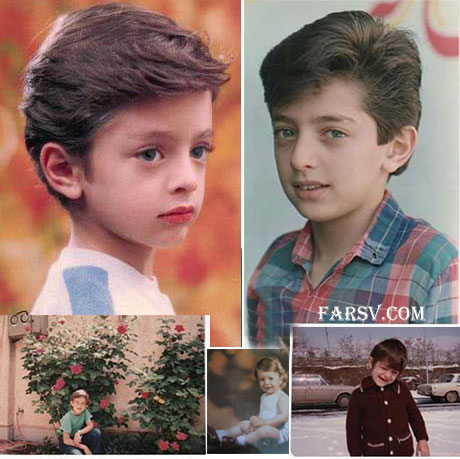 عکس های کودکی بهرام رادان