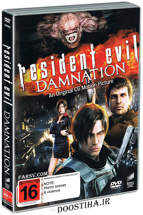 دانلود دوبله فارسی انیمیشن اهریمن درون: نفرین ابدی Resident Evil: Damnation 2012