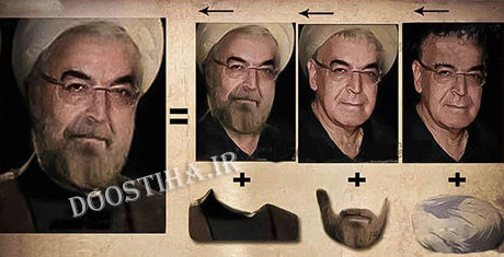 شباهت بازیگر مشهور به حسن روحانی