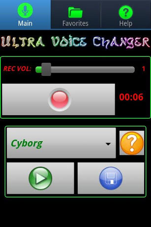 دانلود نرم افزار بسیار جالب برای تغییر صدا Ultra Voice Changer (اندروید) دانلود نرم افزار تغییر صدا Ultra Voice Changer