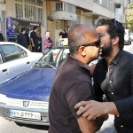 عکس بازیگران در مراسم ختم پدر حامد بهداد