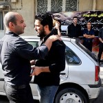 عکس بازیگران در مراسم ختم پدر حامد بهداد