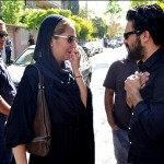عکس بازیگران در مراسم ختم پدر حامد بهداد