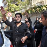 عکس بازیگران در مراسم ختم پدر حامد بهداد