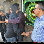 عکس بازیگران در مراسم ختم پدر حامد بهداد