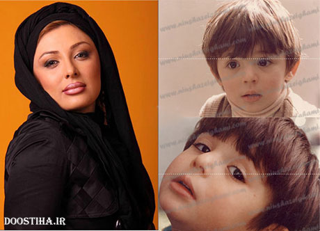 عکس جالب کودکی نیوشا ضیغمی عکس کودکی نیوشا ضیغمی