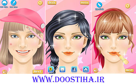 دانلود بازی دخترانه آرایش چهره Makeup Salon 1.1.0 (اندروید) Makeup Salon 1.1.0
