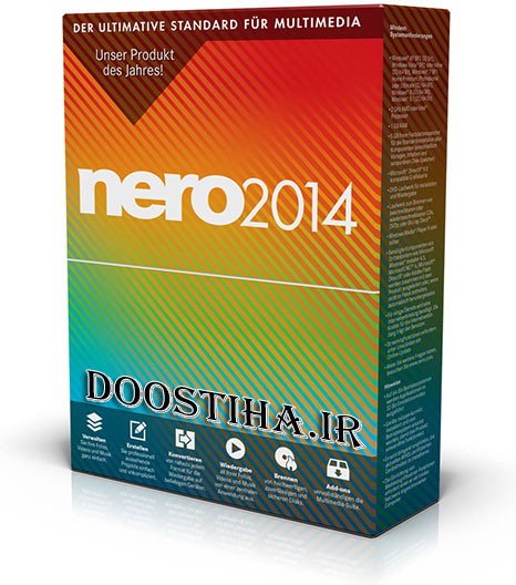 دانلود نرم افزار Nero 2014 Platinum 15.0.02200 Multilingual Retail Nero 2014 Platinum 15.0.02200 Multilingual Retail