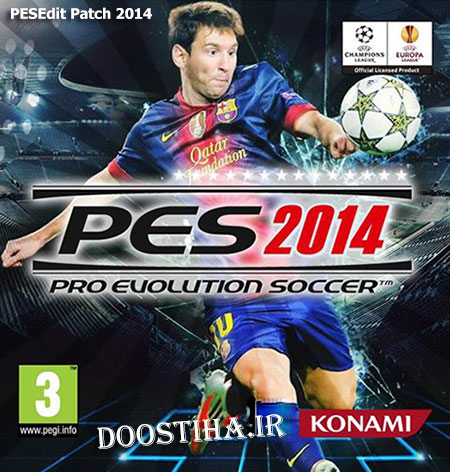 دانلود پچ آپدیت جدید بازی پرو ساکر PESEdit 2014 Patch v4.4 PESEdit 2014 Patch