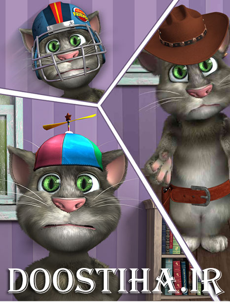 مکالمه با تام سخنگو در بازی جذاب Talking Tom Cat v2.4.0.1 (اندروید) دانلود بازی مکالمه با تام Talking Tom Cat 2