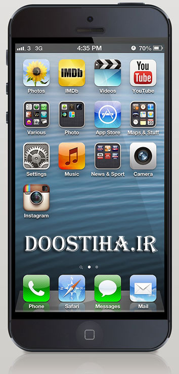 جدیدترین گوشی شرکت اپل iPhone S5