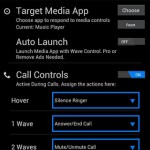 کنترل آهنگ در موبایل با حرکات دست با برنامه Wave Control Pro 2.84 کنترل موزیک با دست توسط Wave Control Pro