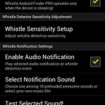 اپلیکیشن جالب برای پیدا کردن گوشی Whistle Android Finder Pro 4.7 Whistle Android Finder Pro 4.7
