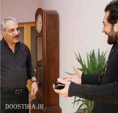 بازدید بهرام رادان از پشت صحنه سریال شوخی کردم