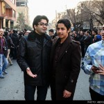 عکس های بازیگران در مراسم ختم همسر بنیامین بهادری مراسم ختم همسر بنیامین با حضور هنرمندان