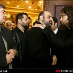 عکس های بازیگران در مراسم ختم همسر بنیامین بهادری مراسم ختم همسر بنیامین با حضور هنرمندان