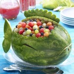 تزئین هندوانه شب یلدا