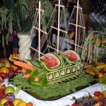 تزئین هندوانه شب یلدا