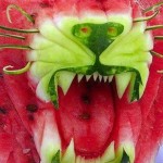 تزئین هندوانه شب یلدا