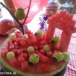 تزئین هندوانه شب یلدا