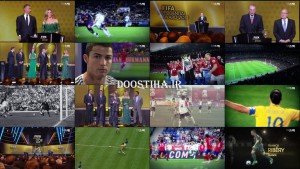 دانلود رایگان مراسم اهدای توپ طلا FIFA Ballon D'OR 2013 دانلود مراسم توپ طلا 2013