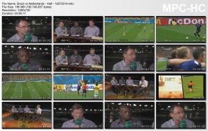 دانلود مسابقه فوتبال برزیل و هلند با کیفیت عالی 720p HDTV دانلود آنالیز و حواشی بین دو نیمه برزیل و هلند