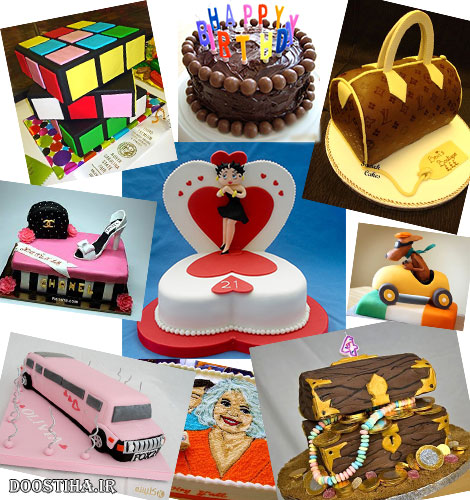 مدل های متنوع و بسیار زیبای کیک تولد Birthday Cake