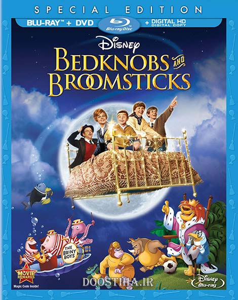 دانلود فیلم Bedknobs and Broomsticks 1971 دانلود فیلم تخت خواب اسرارآمیز با دوبله فارسی