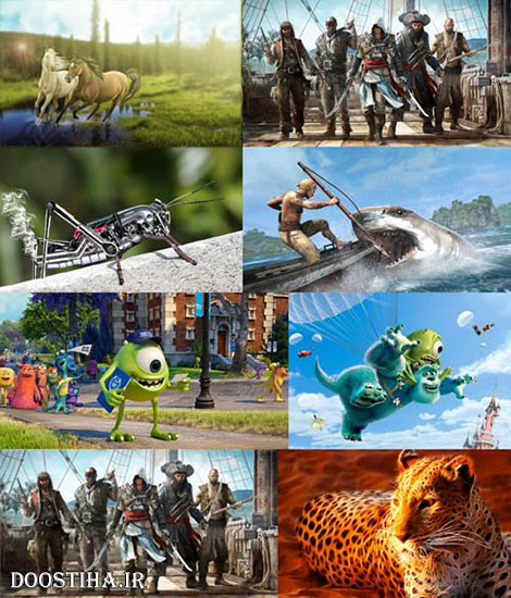 دانلود سری چهاردهم والپیپرهای سه بعدی Wallpaper of 3D Graphics Wallpaper Collection of 3D Graphics