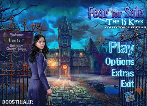 دانلود بازی Fear for Sale 5: The 13 Keys Fear for Sale 5: The 13 Keys Collector's Edition